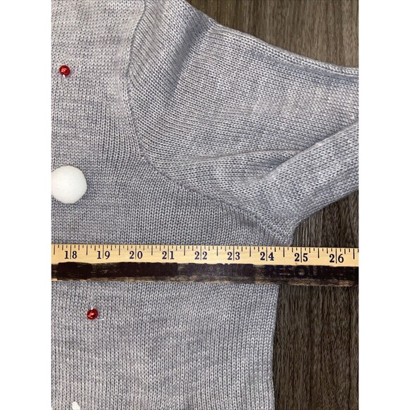 Holiday Time Christmas Cat With Glasses Plus Size 1x Holiday Ugly Sweater - Picture 8 of 12